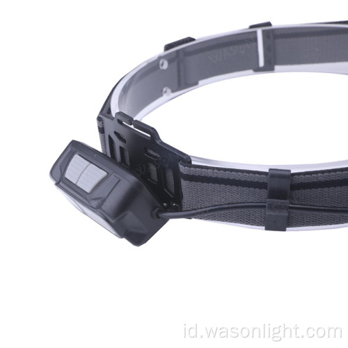 ABS USB Sensor Isi Ulang COB Led Headlamp